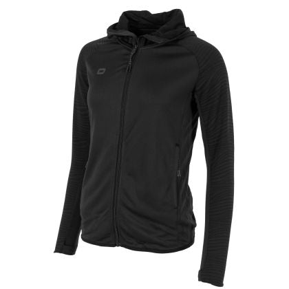 FUNCTIONALS HOODED FZ TOP LADIES II - Black – stanno-au
