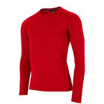 CORE BASELAYER LS SHIRT - Red & White Shirt