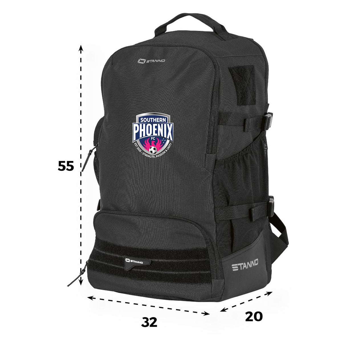 SQUAD BACKPACK - Black – stanno-au